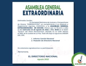 ASAMBLEA DE SOCIOS