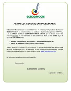 Asamblea extraordinaria