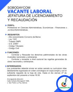 Vacante laboral